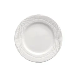Stripes tallerken 21 cm, white