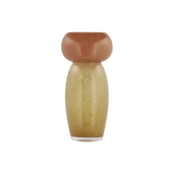 Styles vase, yellow/amber