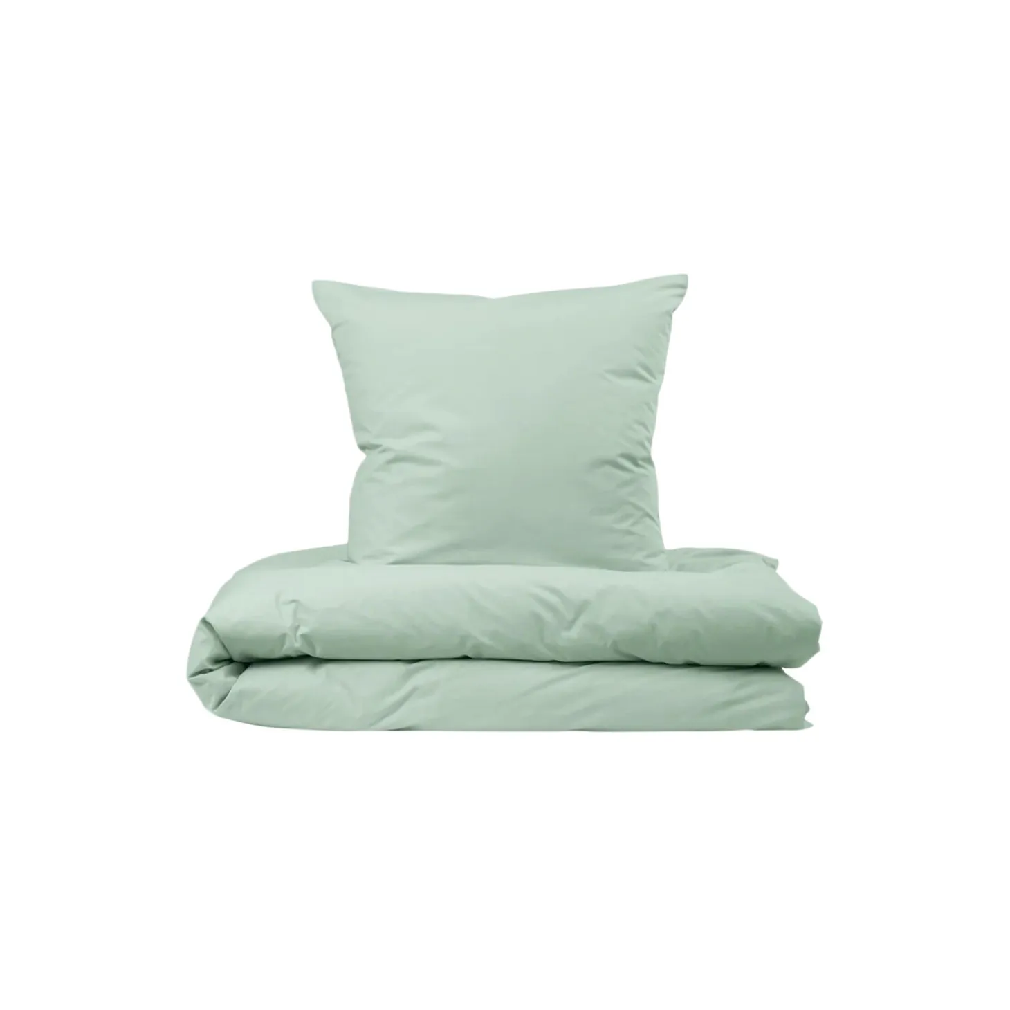 SUPIMA PERCALE sengetøy, glass green