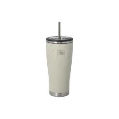 Termo krus med sugerør, sand