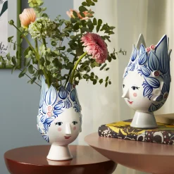 Titania Vase, blå
