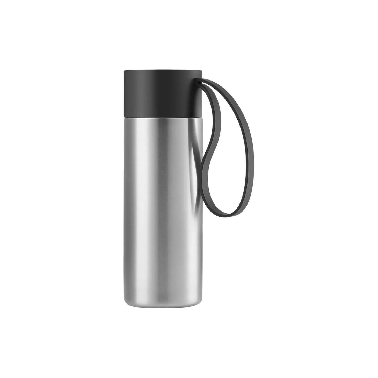 To Go Cup, steel/black