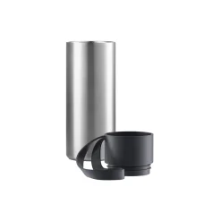 To Go Cup, steel/black