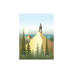 Top of the Mountain plakat, 40x30 cm