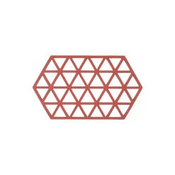Triangles bordskåner, burned red