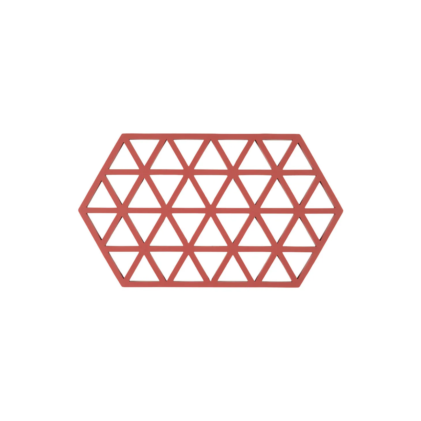 Triangles bordskåner, burned red