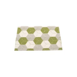 Trip gulvløper, olive/linen/vanilla