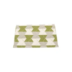 Trip gulvløper, olive/linen/vanilla