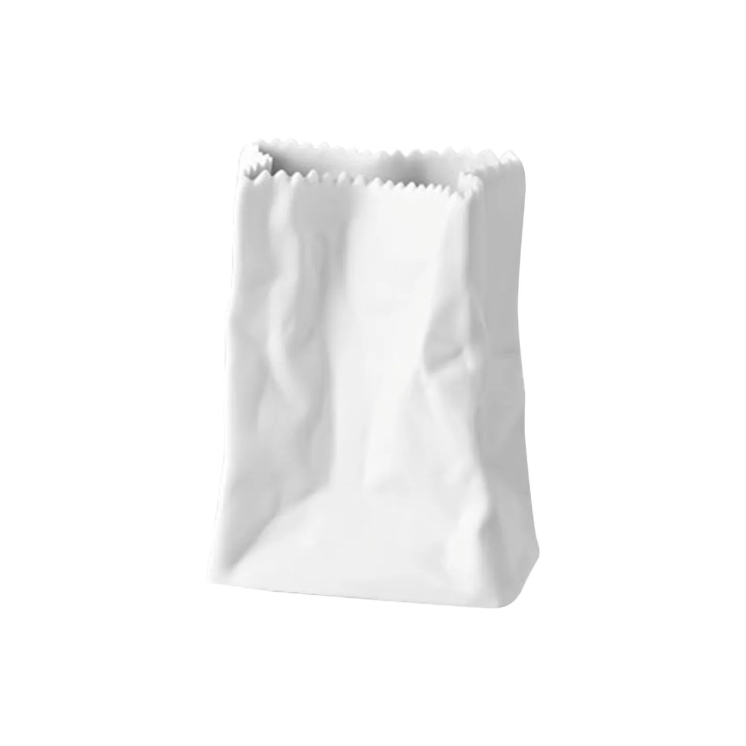 Tütenvase Weiss Mini Vase 9 cm