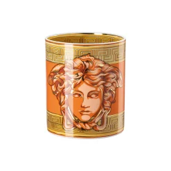 Vase 18 cm, orange coin