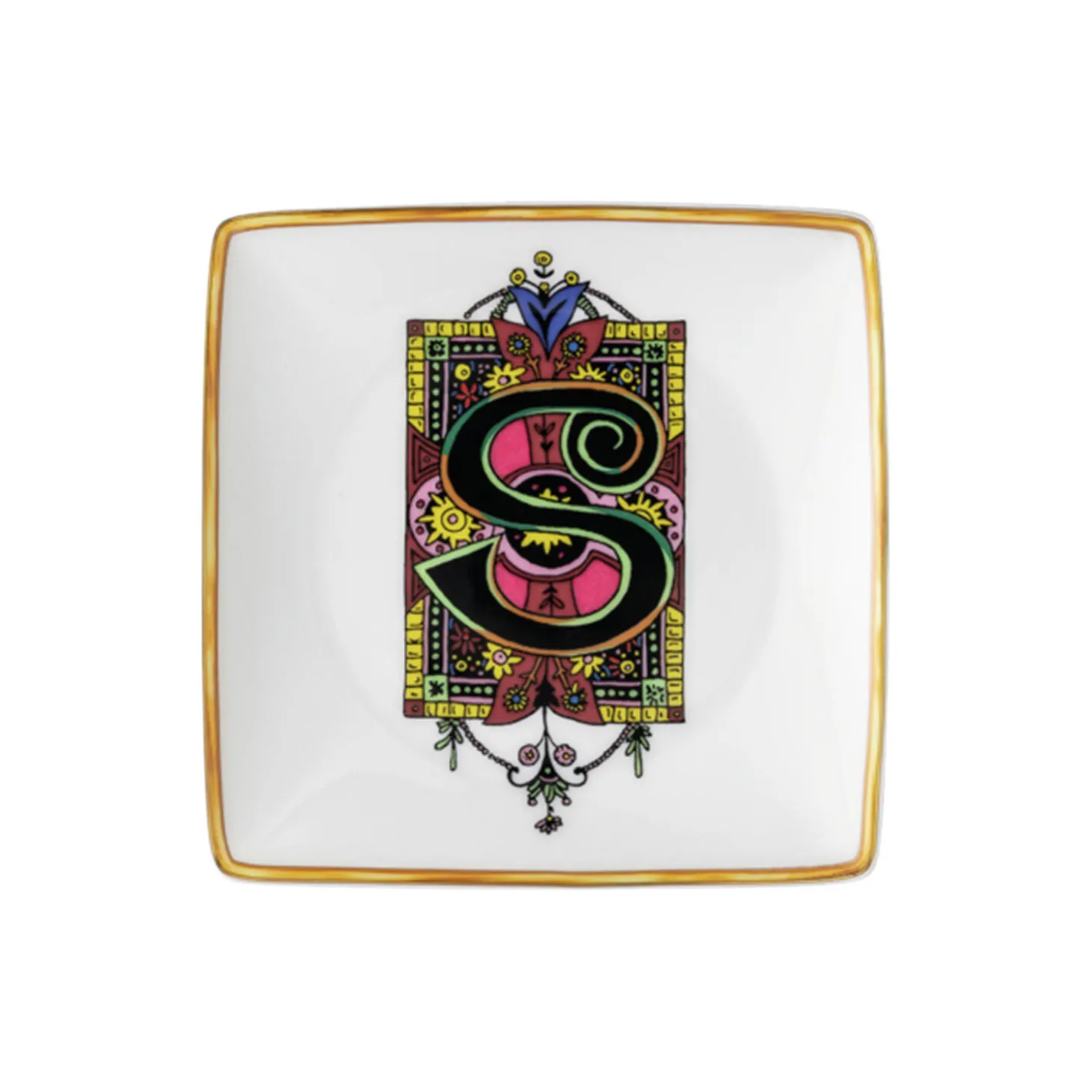 Versace Alphabet tallerken S