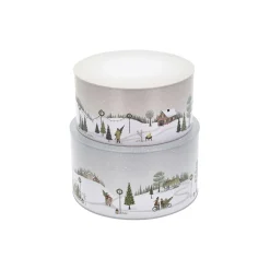 Vinter kakebokssett, arctic ice/woodrose