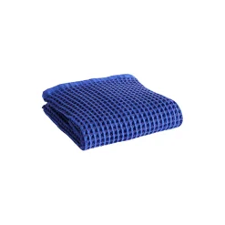 Waffle badehåndkle, vibrant blue
