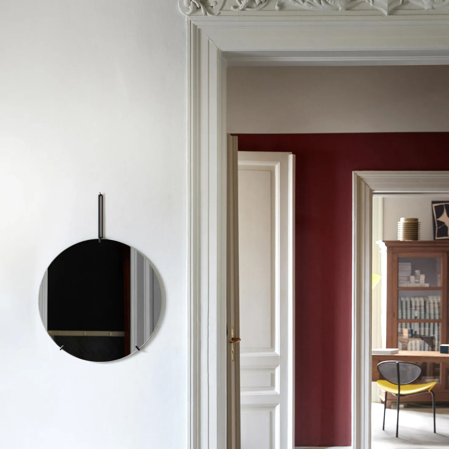 Wall Mirror, black