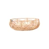 Wavy Rattan kurv 38 cm, natural