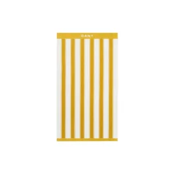 Yacht Stripe strandhåndkle, mustard yellow